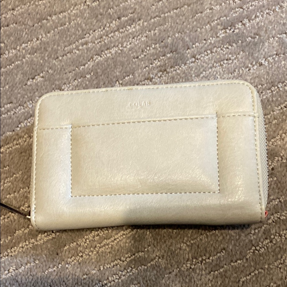 Coach Cream Leather Wallet